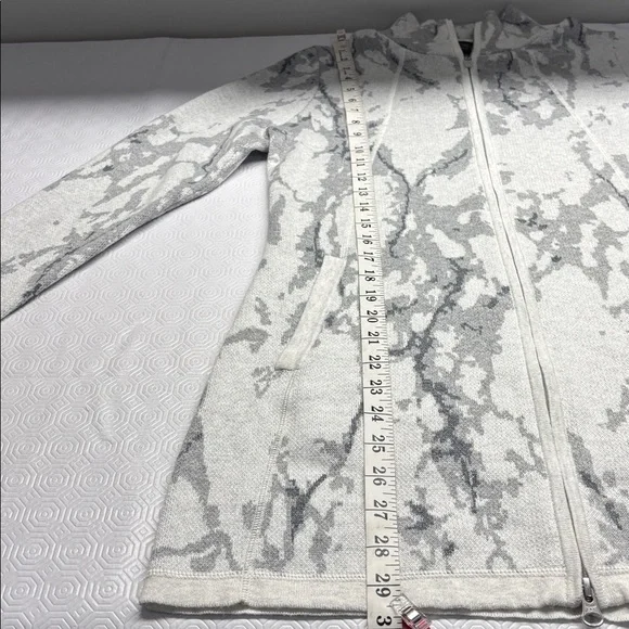 Rachel Zoe Full Zip Sweater Grey Medium - Picture 10 of 10